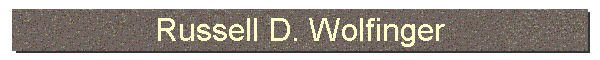 Russell D. Wolfinger