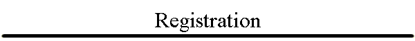 Registration